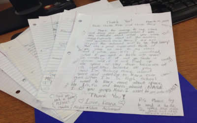 Keiki Letters: Kids Respond to “Journey Through the Universe” Event