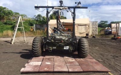 PISCES Video on Lunar Landing Pad Bullseye Construction