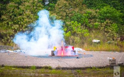 PHOTOS: Rocket Motor Blast