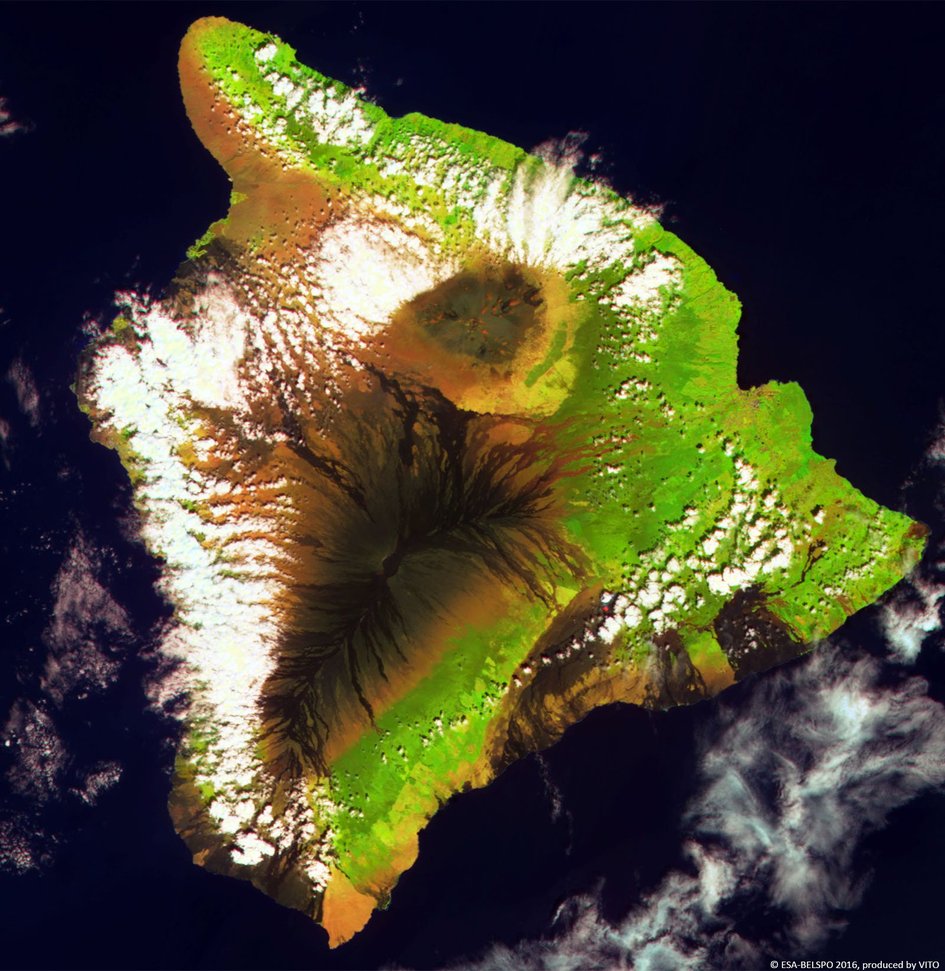 Satellite Picture of Big Island - PISCES