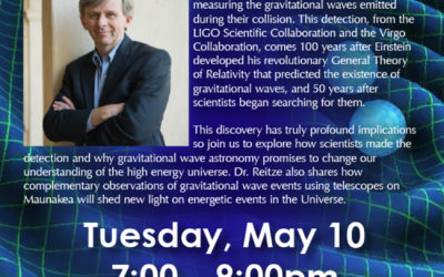 Scientist to Discuss Gravitational Wave Astronomy