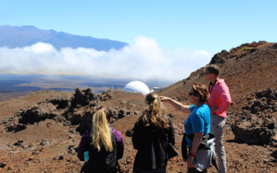 Interns Survey Mars-like Terrain at HI-SEAS