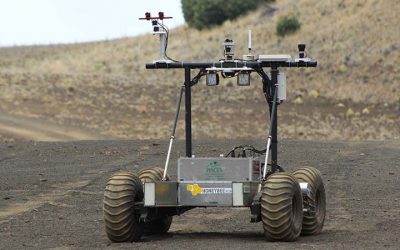 International Students Drive Helelani Rover Remotely for Lunar Tele-robotics Event 
