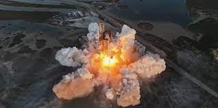 Starship blasts off from Starbase in Boca Chica, Texas on Nov. 18, 2023.