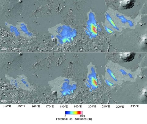 Two-Mile-Deep Water Ice Deposit Discovered Near Martian Equator - PISCES